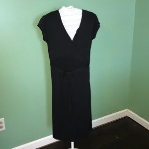 The Limited Black Wrap Dress